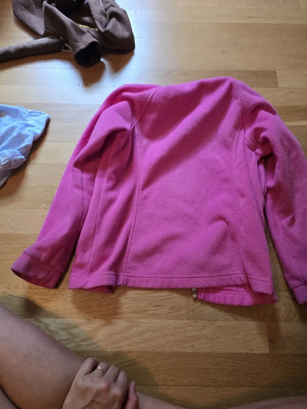 Columbia Pink Fleece Jacket Sz M
